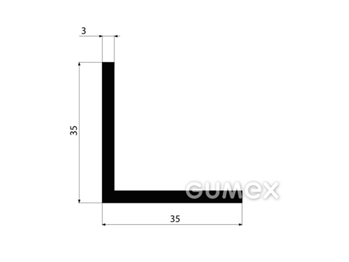 GUMOVÉ PROFILY TVARU "L" - EPDM